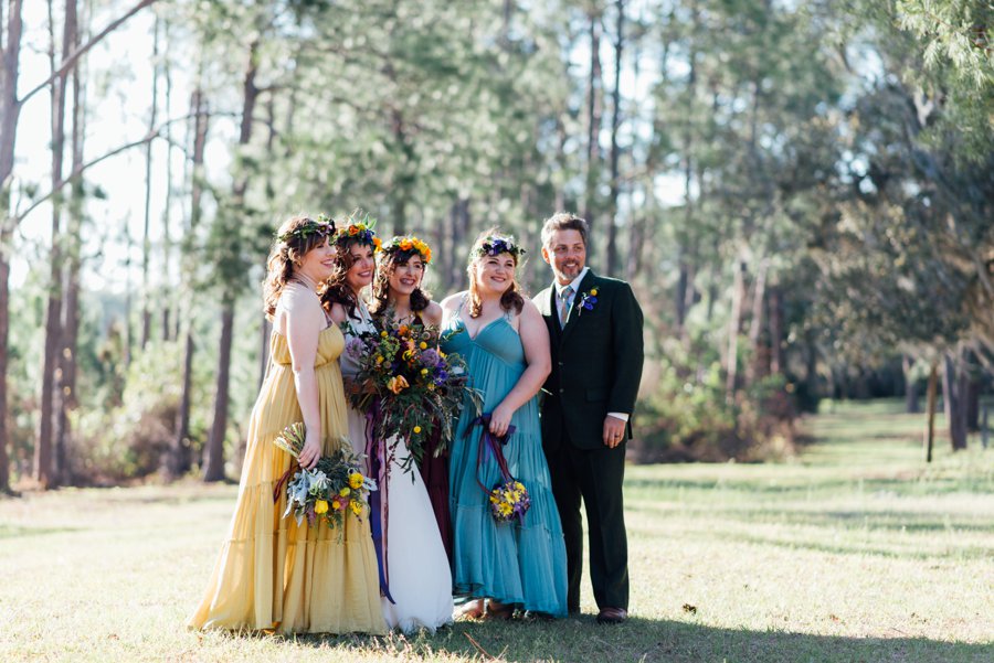 A Colorful & Whimsical Glamping Wedding Weekend via TheELD.com