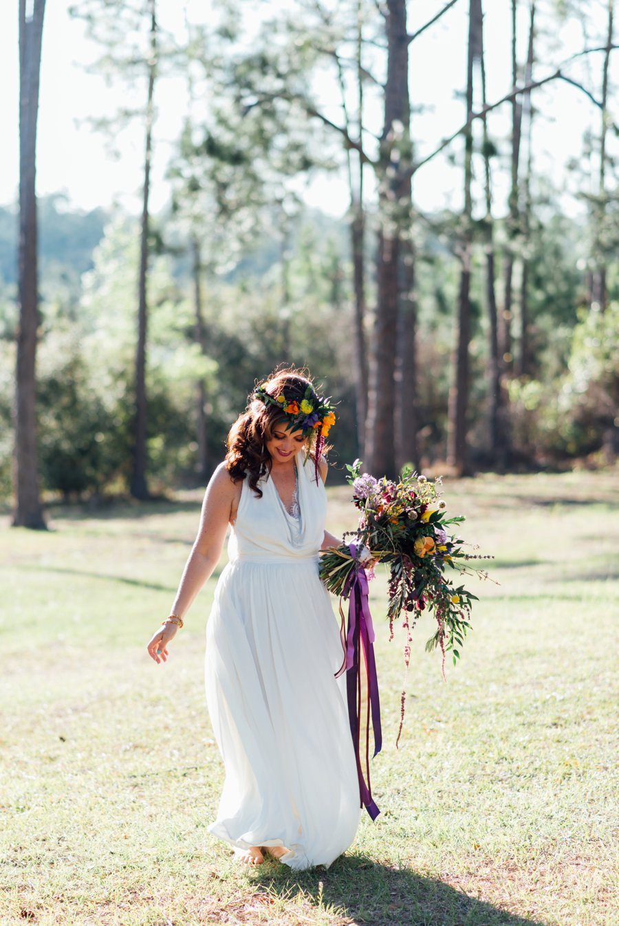 A Colorful & Whimsical Glamping Wedding Weekend via TheELD.com