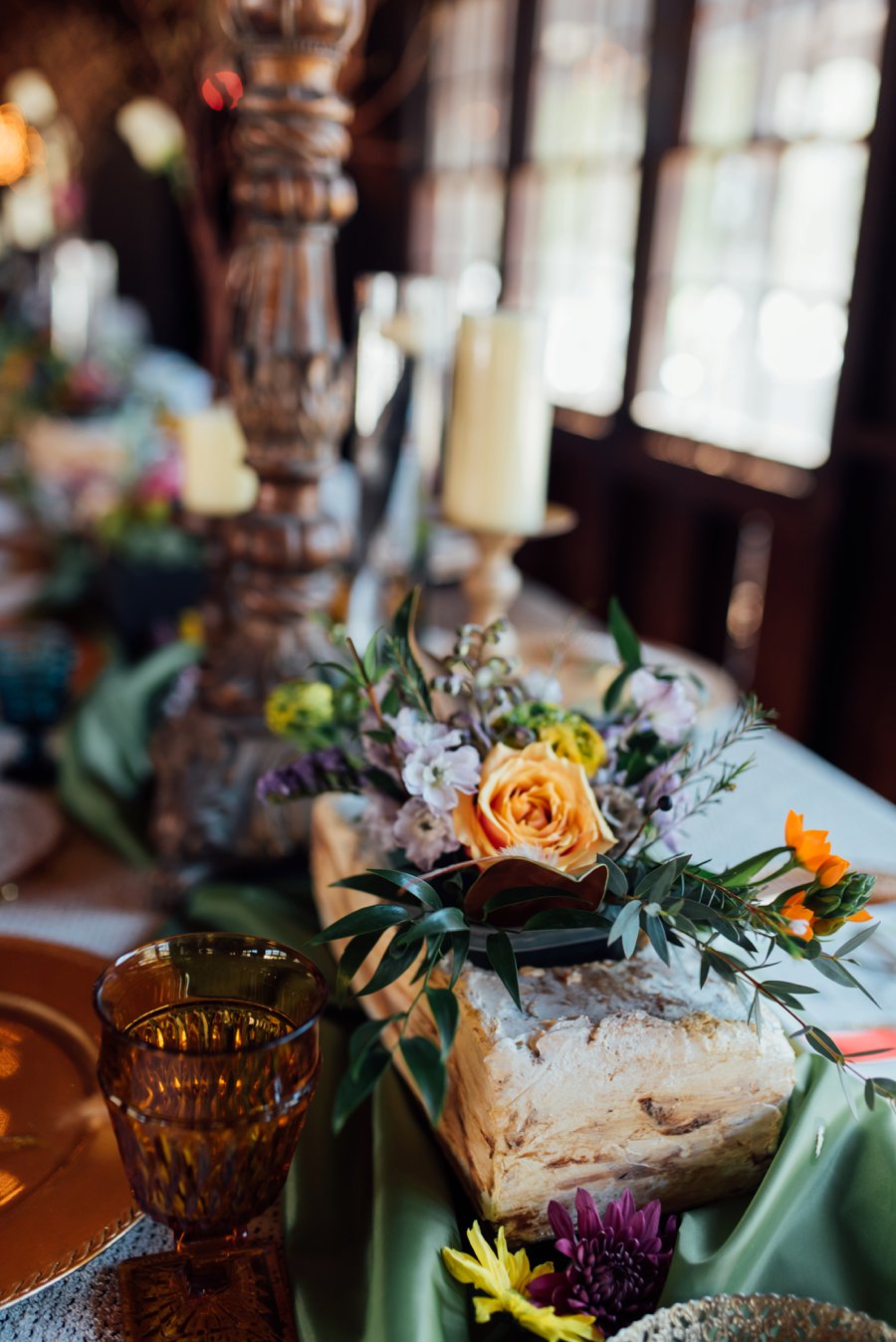 A Colorful & Whimsical Glamping Wedding Weekend via TheELD.com