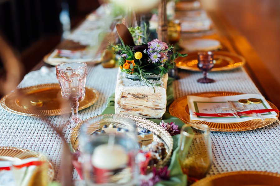 A Colorful & Whimsical Glamping Wedding Weekend via TheELD.com