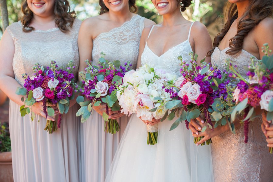 A Spring Jewel Toned Central Florida Wedding via TheELD.com