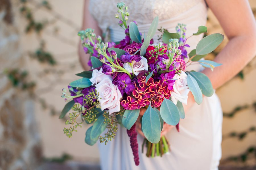 A Spring Jewel Toned Central Florida Wedding via TheELD.com