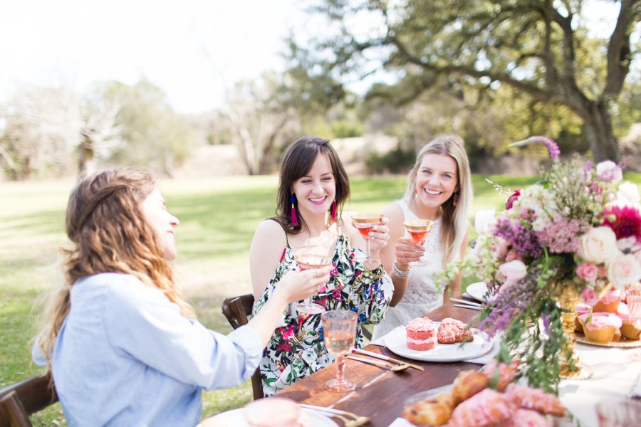 A Fun Pink Galentines Day Brunch via TheELD.com