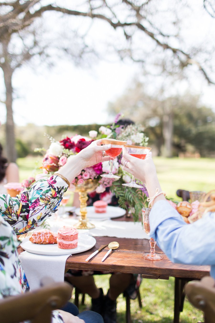 A Fun Pink Galentines Day Brunch via TheELD.com