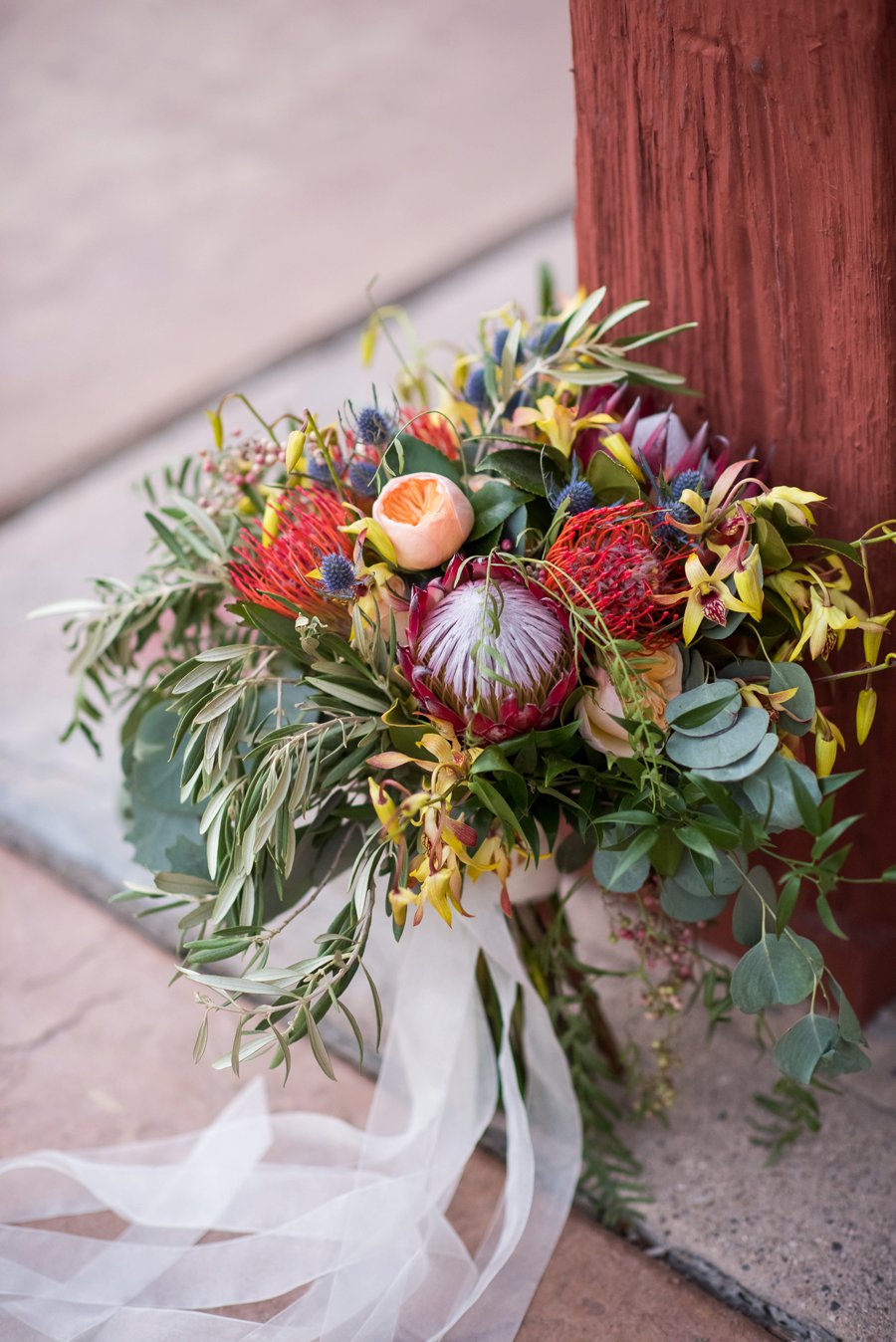 Colorful Navy, Yellow, and Orange Wedding Ideas via TheELD.com