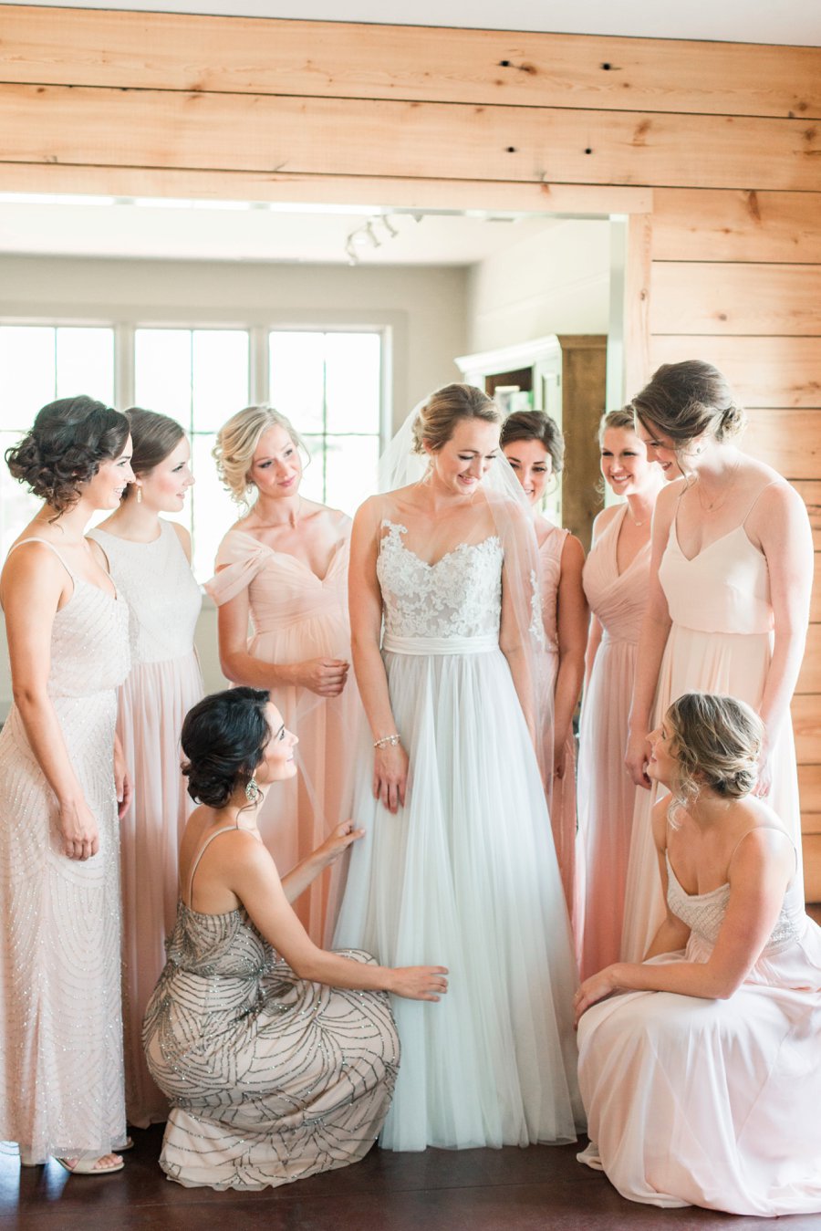 A Pink Rustic Romance Virginia Mountain Wedding via TheELD.com