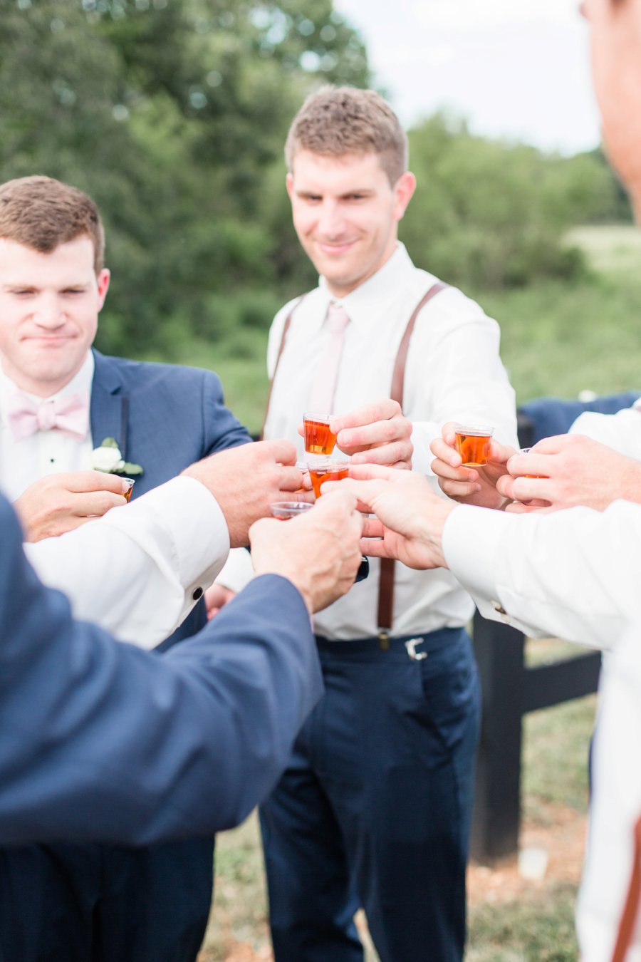 A Pink Rustic Romance Virginia Mountain Wedding via TheELD.com