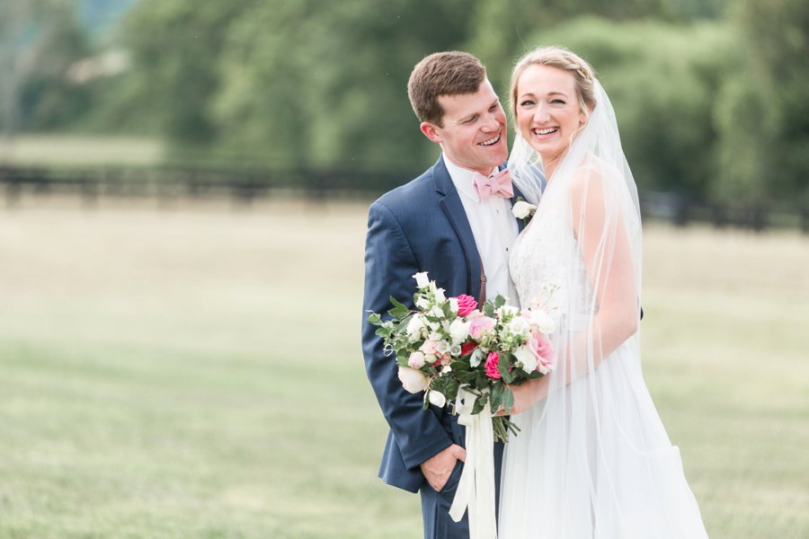 A Pink Rustic Romance Virginia Mountain Wedding via TheELD.com