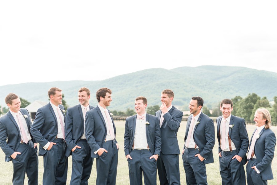 A Pink Rustic Romance Virginia Mountain Wedding via TheELD.com