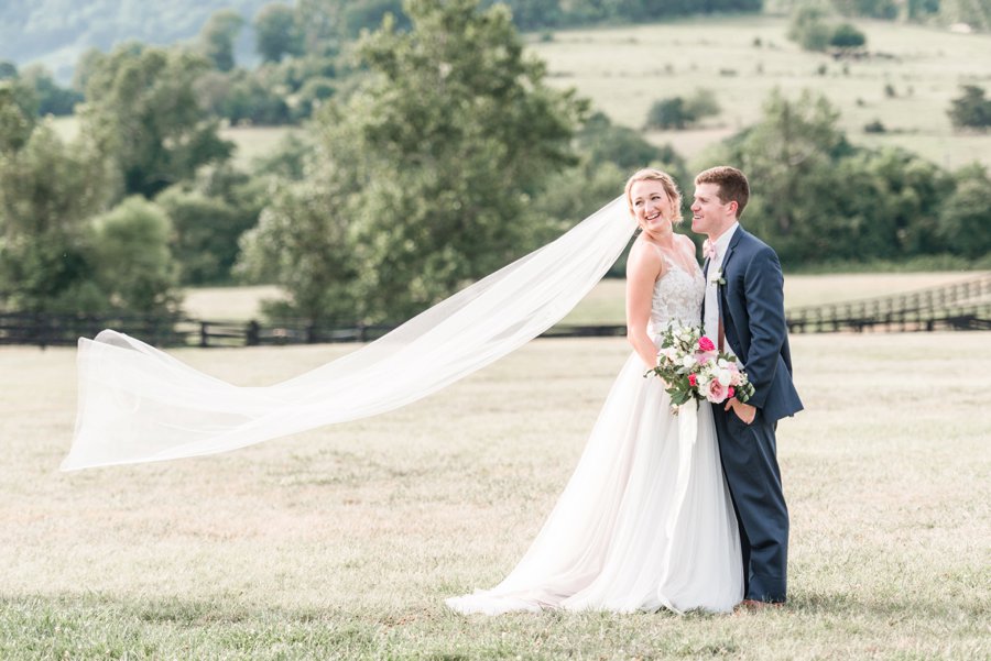 A Pink Rustic Romance Virginia Mountain Wedding via TheELD.com