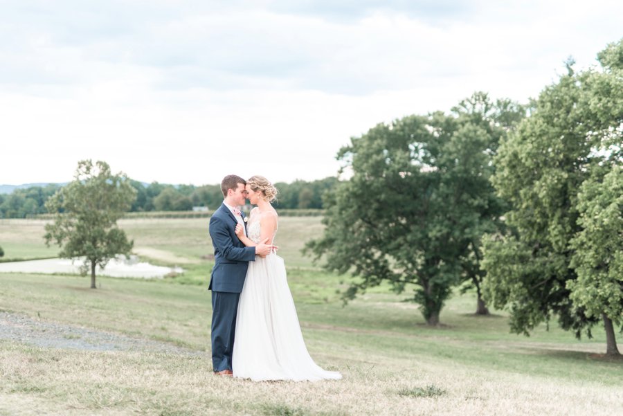 A Pink Rustic Romance Virginia Mountain Wedding via TheELD.com