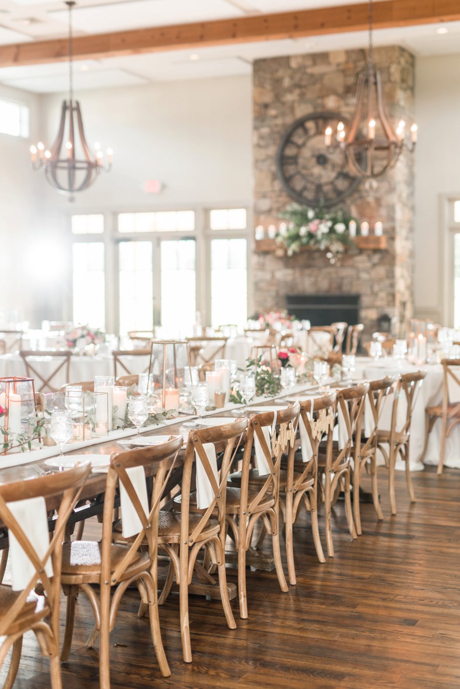 A Pink Rustic Romance Virginia Mountain Wedding via TheELD.com