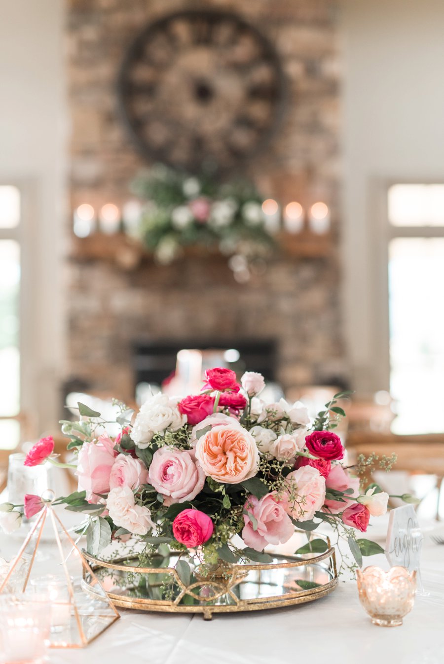 A Pink Rustic Romance Virginia Mountain Wedding via TheELD.com