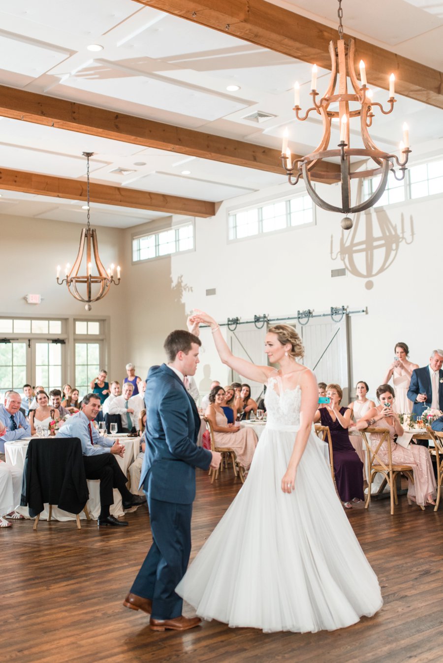 A Pink Rustic Romance Virginia Mountain Wedding via TheELD.com