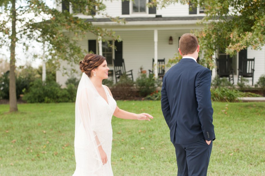 A Cozy, Romantic Blush and Red Indiana Wedding via TheELD.com