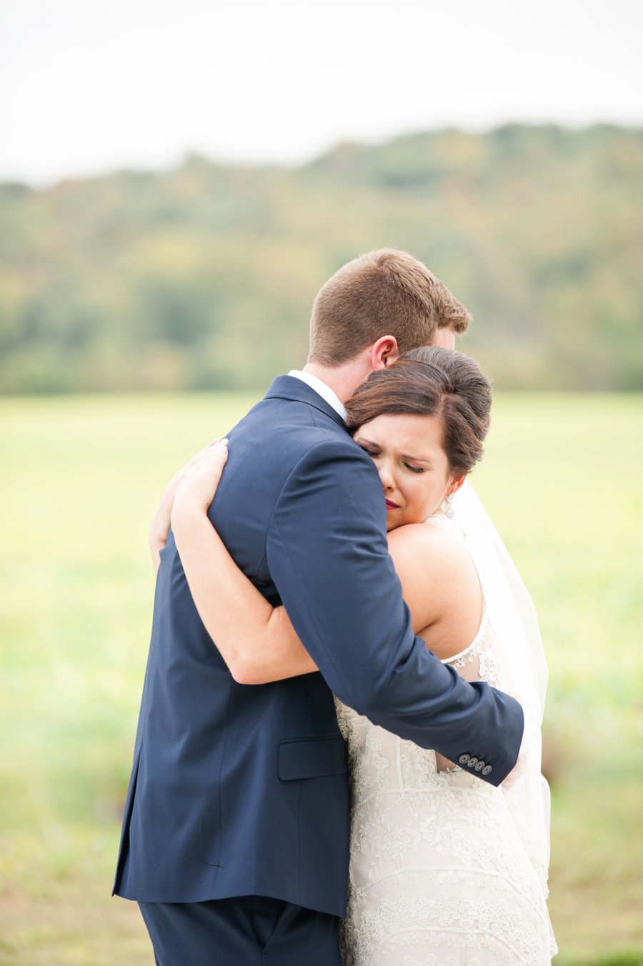 A Cozy, Romantic Blush and Red Indiana Wedding via TheELD.com