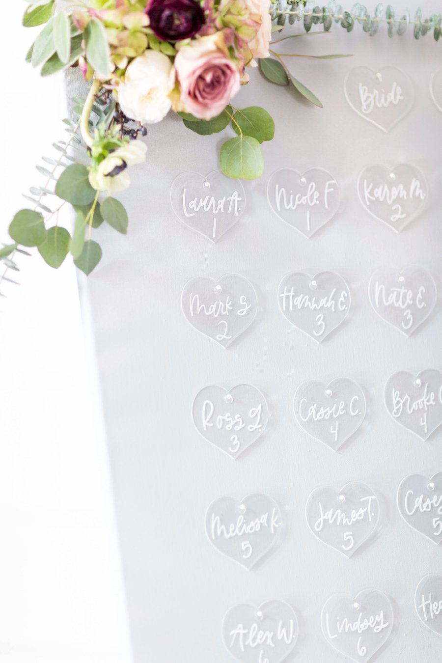 Modern Romantic Black & Mauve Valentines Day Wedding Ideas via TheELD.com