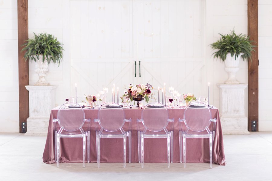 Modern Romantic Black & Mauve Valentines Day Wedding Ideas via TheELD.com