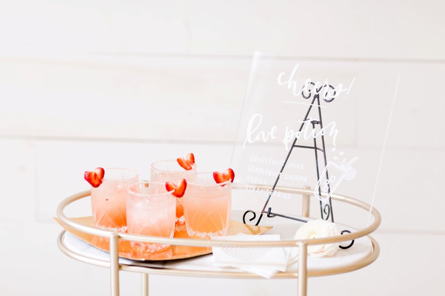 Modern Romantic Black & Mauve Valentines Day Wedding Ideas via TheELD.com