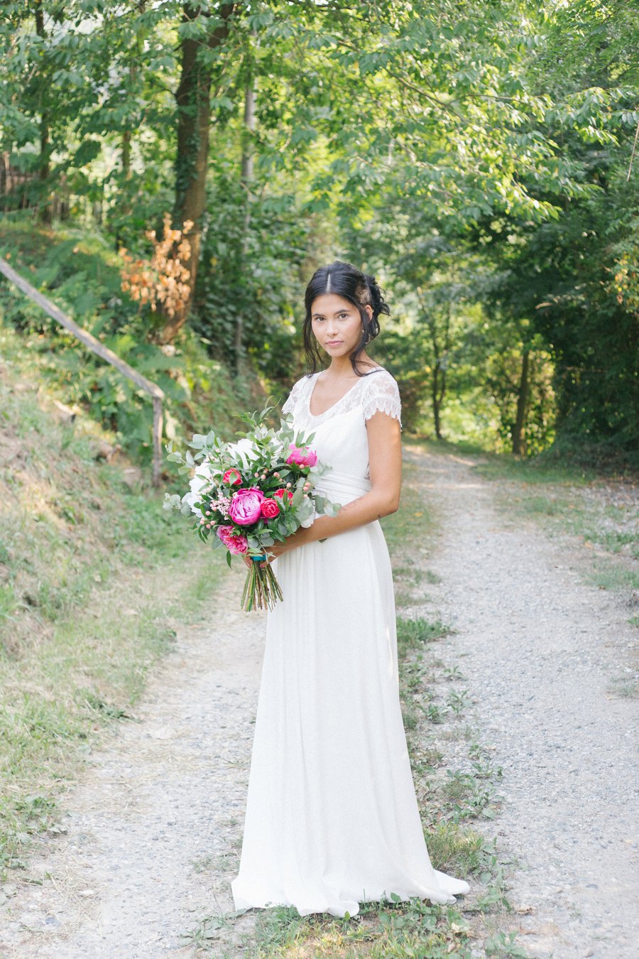 Pink and Blue Bohemian Wedding Inspiration In Italy via TheELD.com