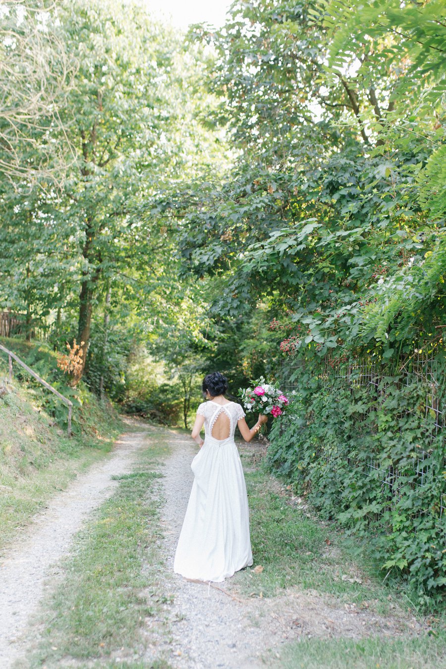 Pink and Blue Bohemian Wedding Inspiration In Italy via TheELD.com