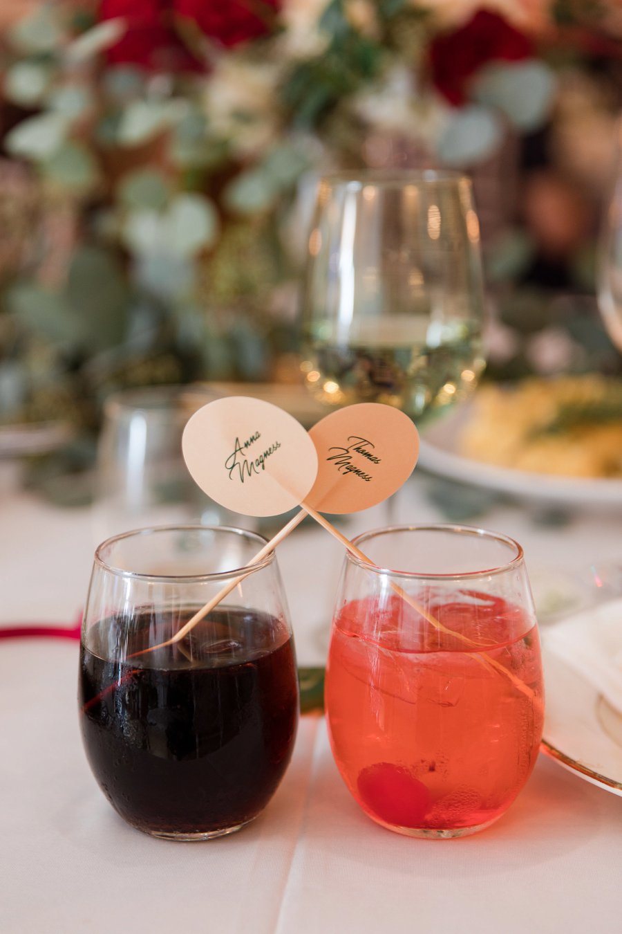 A Red, Green, & White Rustic Elegance Pennsylvania Wedding via TheELD.com