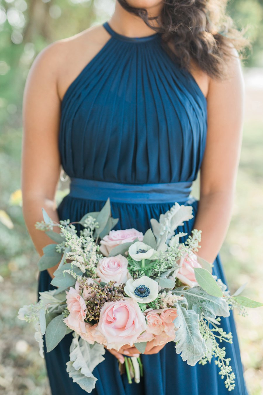 An Eclectic, Rustic Pink & Blue Texas Wedding Day via TheELD.com