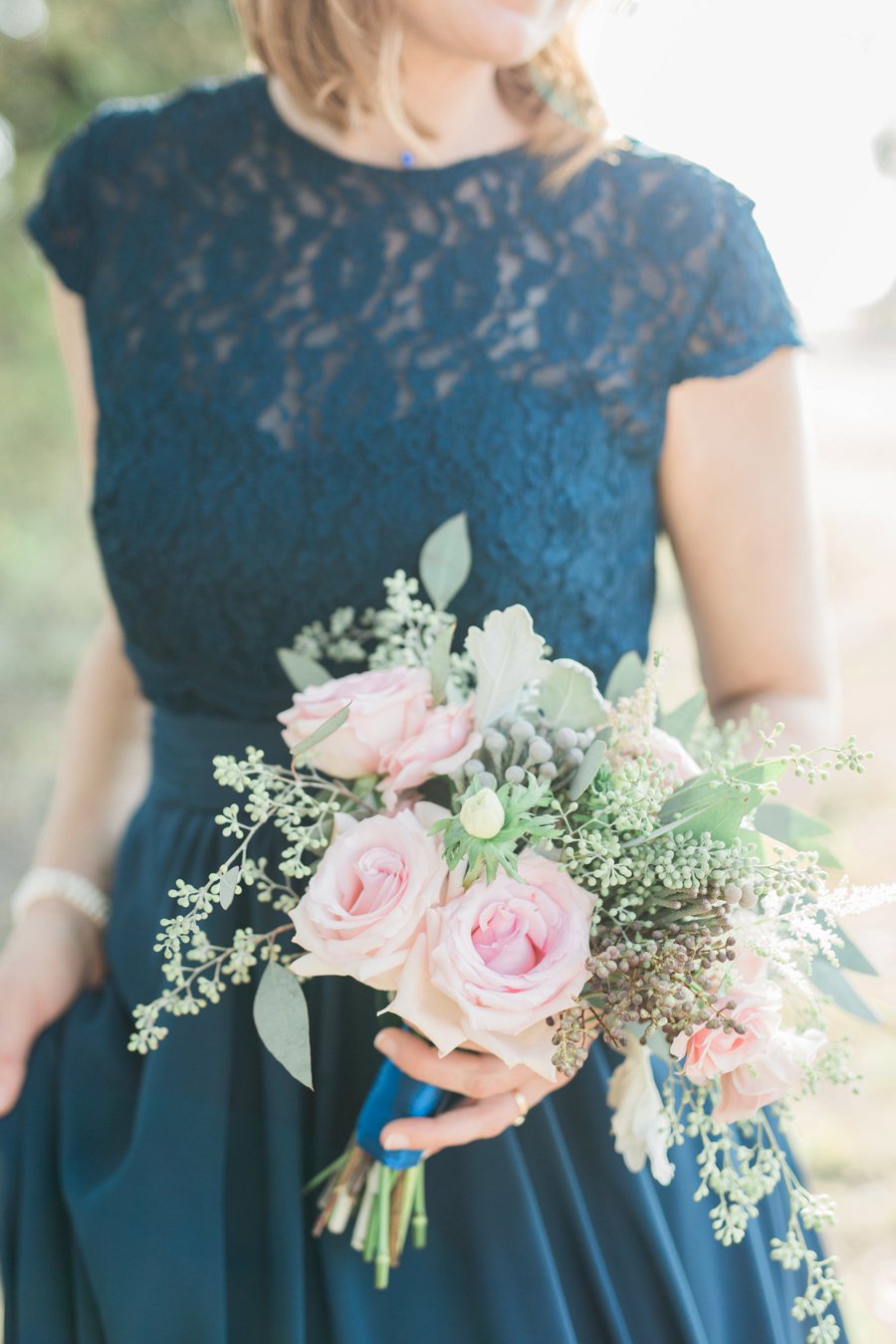 An Eclectic, Rustic Pink & Blue Texas Wedding Day via TheELD.com