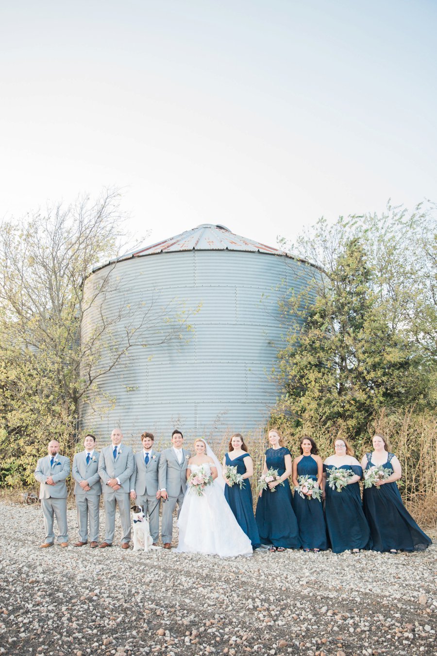 An Eclectic, Rustic Pink & Blue Texas Wedding Day via TheELD.com