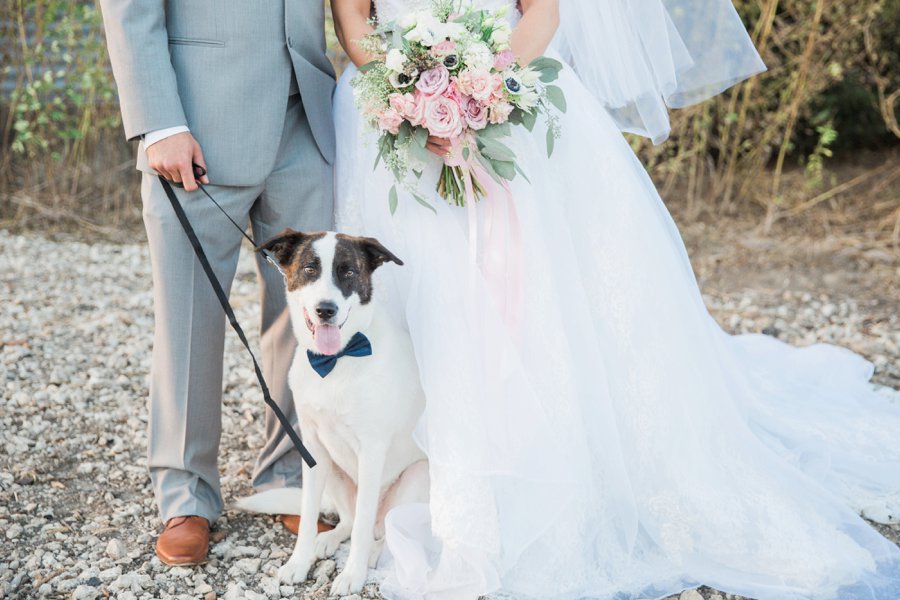 An Eclectic, Rustic Pink & Blue Texas Wedding Day via TheELD.com