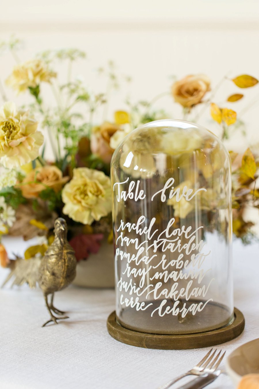 Yellow & Peach Organic Wedding Ideas via TheELD.com