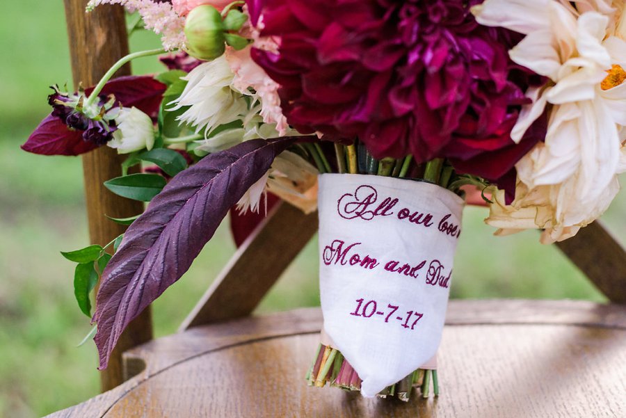 A Burgundy & Navy Rustic Elegant Florida Wedding via TheELD.com