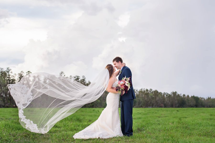 A Burgundy & Navy Rustic Elegant Florida Wedding via TheELD.com