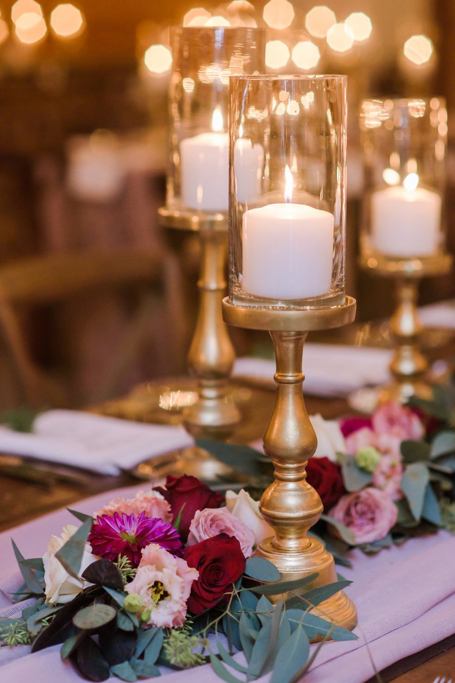 A Burgundy & Navy Rustic Elegant Florida Wedding via TheELD.com