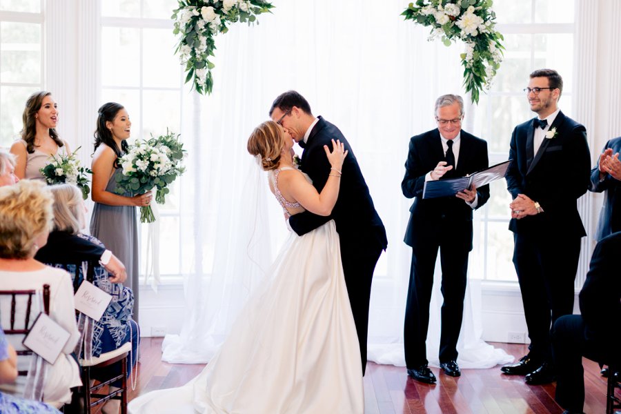 A Classic White, Black Tie Orlando Wedding via TheELD.com