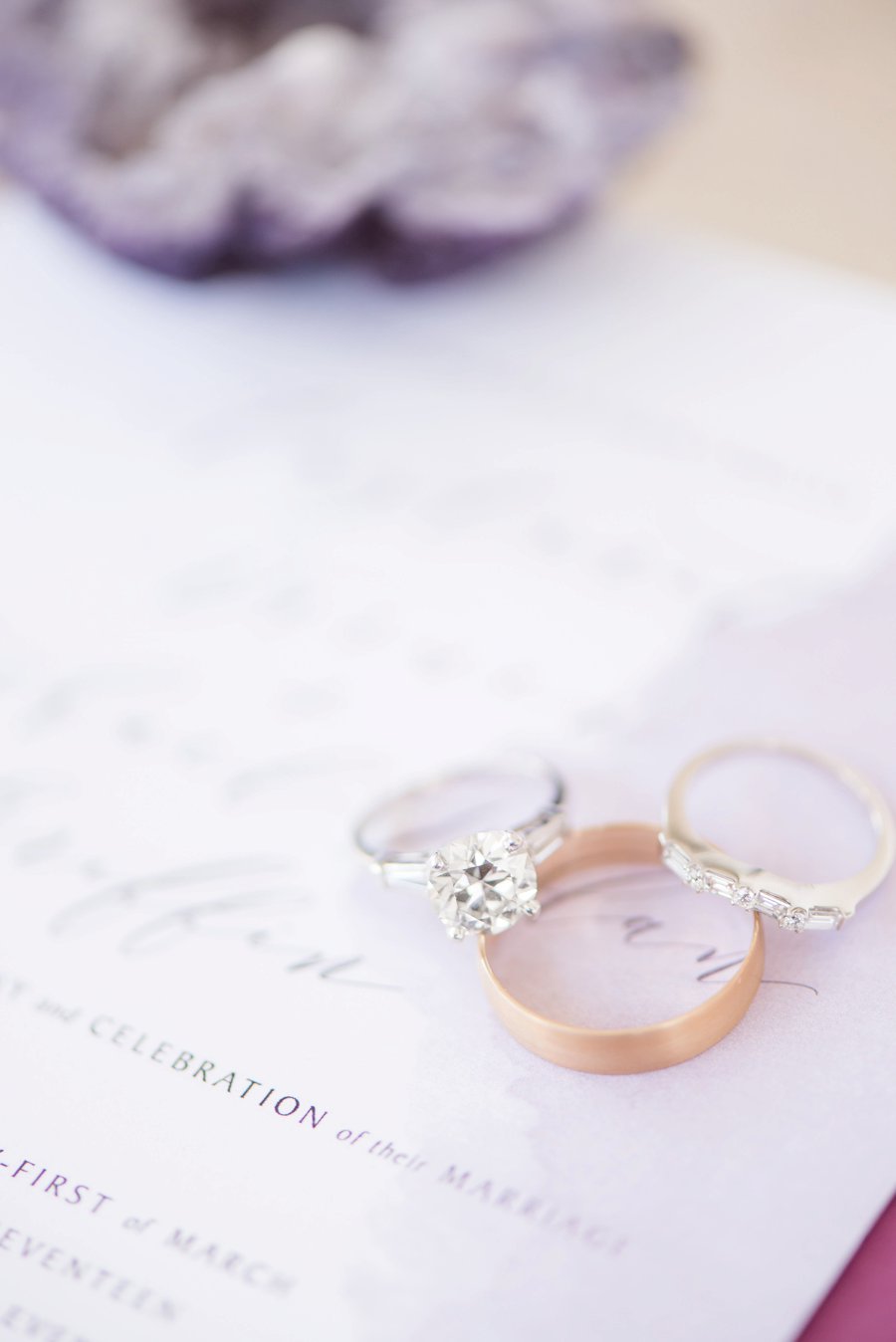 A Classic Southern Purple & White Alabama Wedding Day via TheELD.com