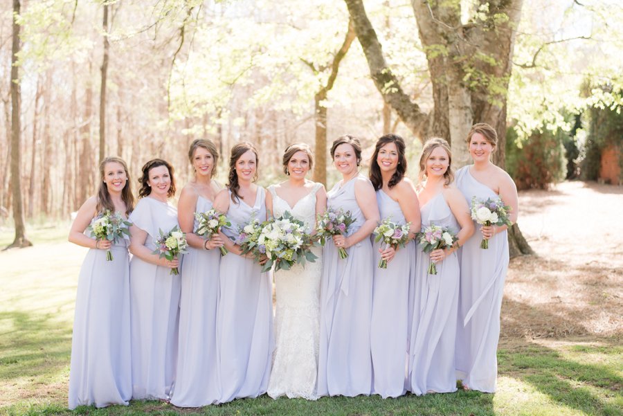 A Classic Southern Purple & White Alabama Wedding Day via TheELD.com