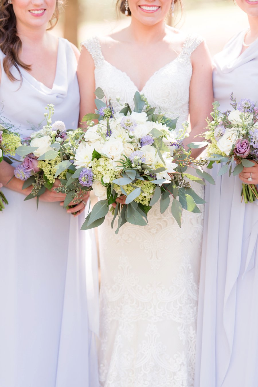 A Classic Southern Purple & White Alabama Wedding Day via TheELD.com