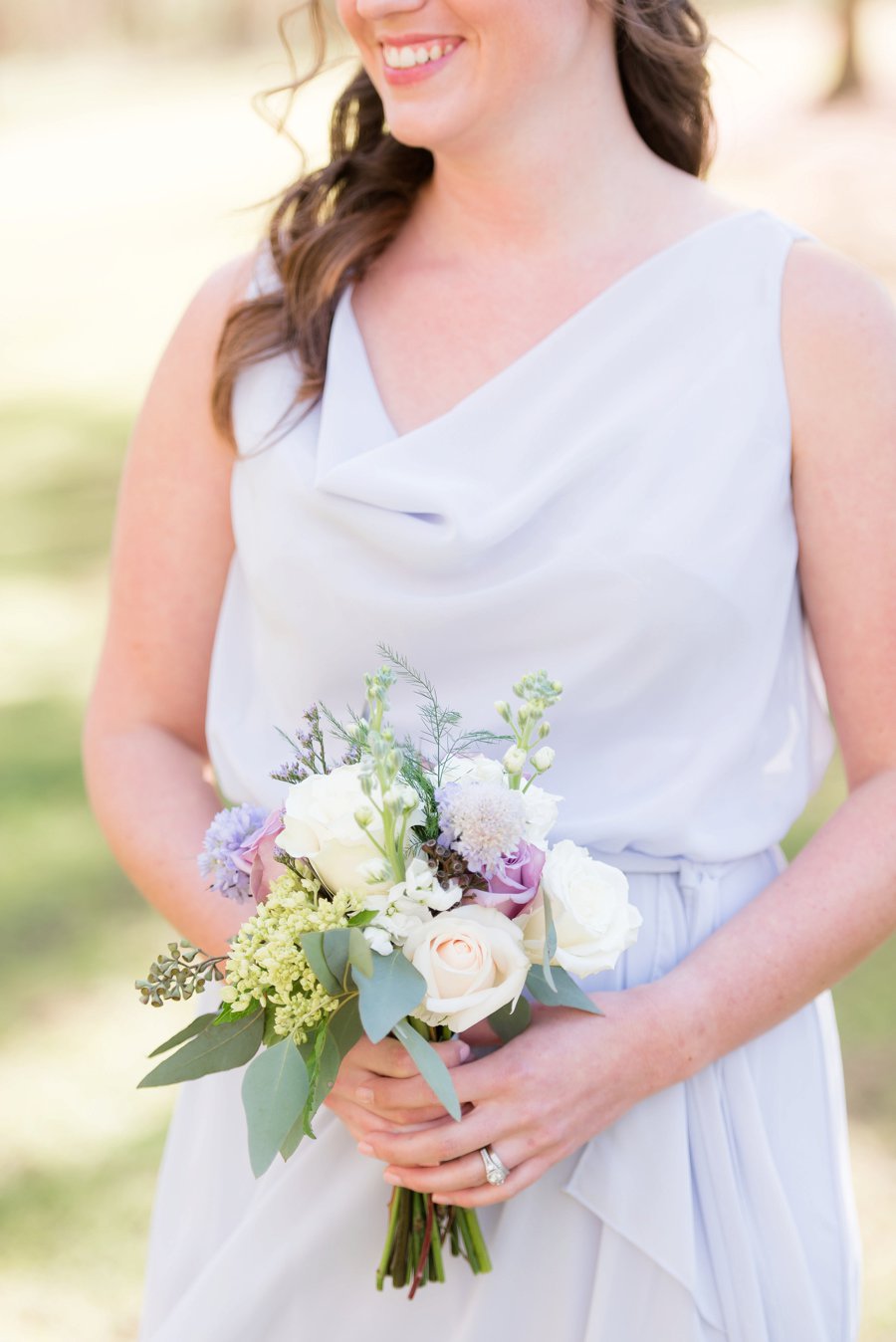 A Classic Southern Purple & White Alabama Wedding Day via TheELD.com