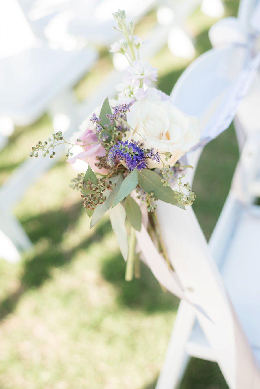 A Classic Southern Purple & White Alabama Wedding Day via TheELD.com