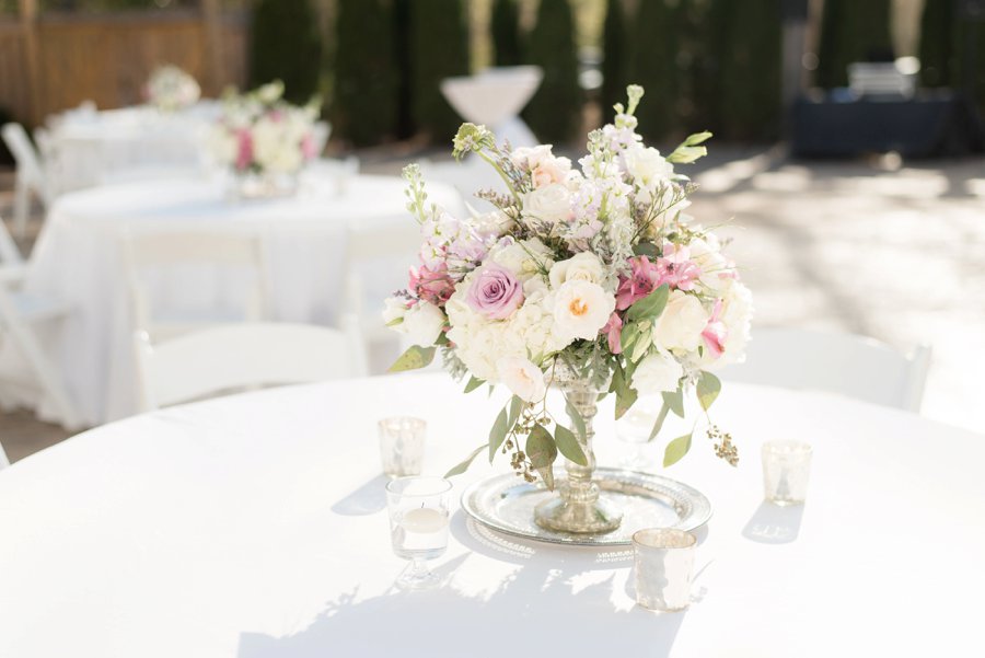 A Classic Southern Purple & White Alabama Wedding Day via TheELD.com