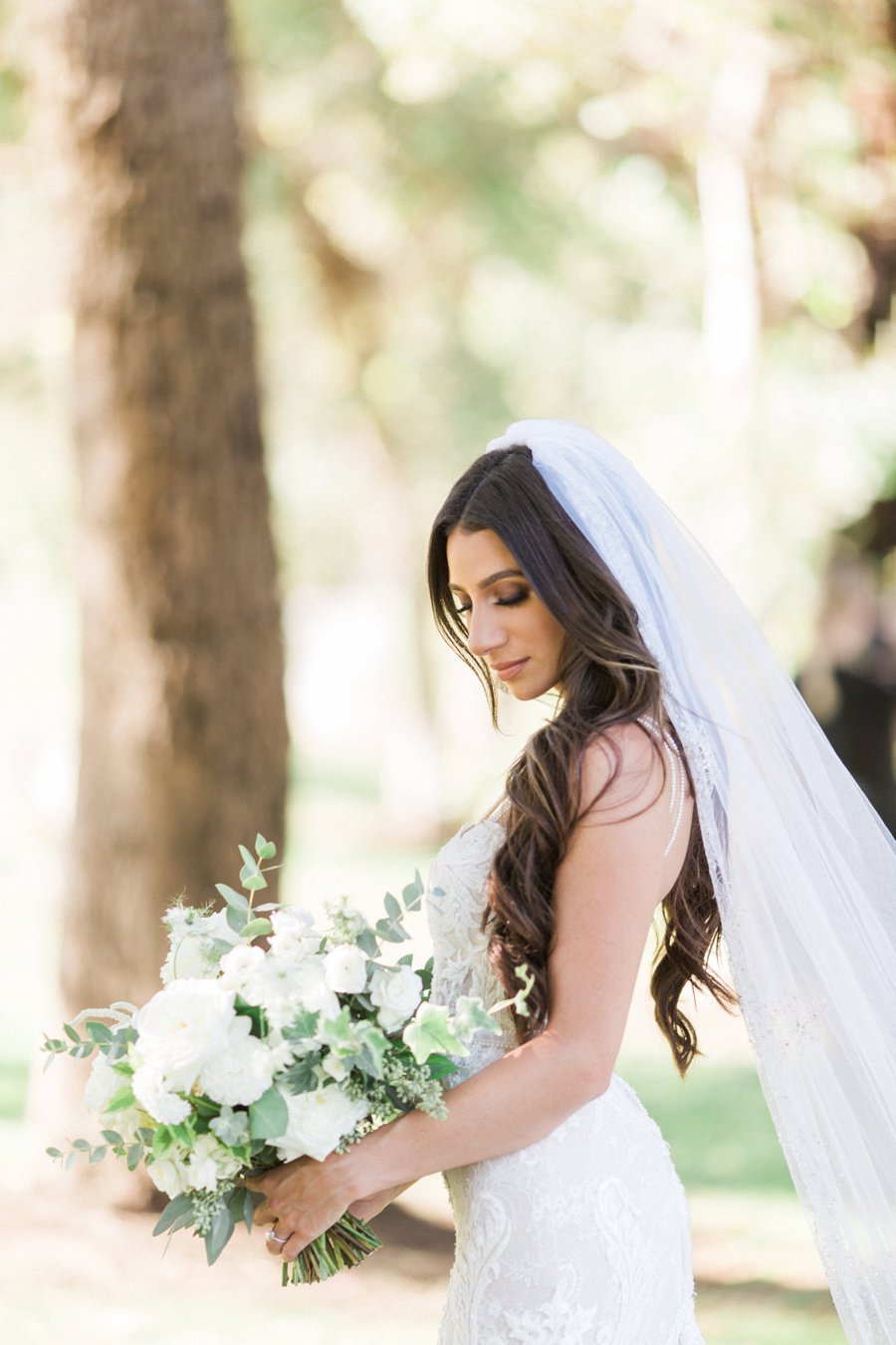 An Elegant Green & White Temecula Wedding via TheELD.com