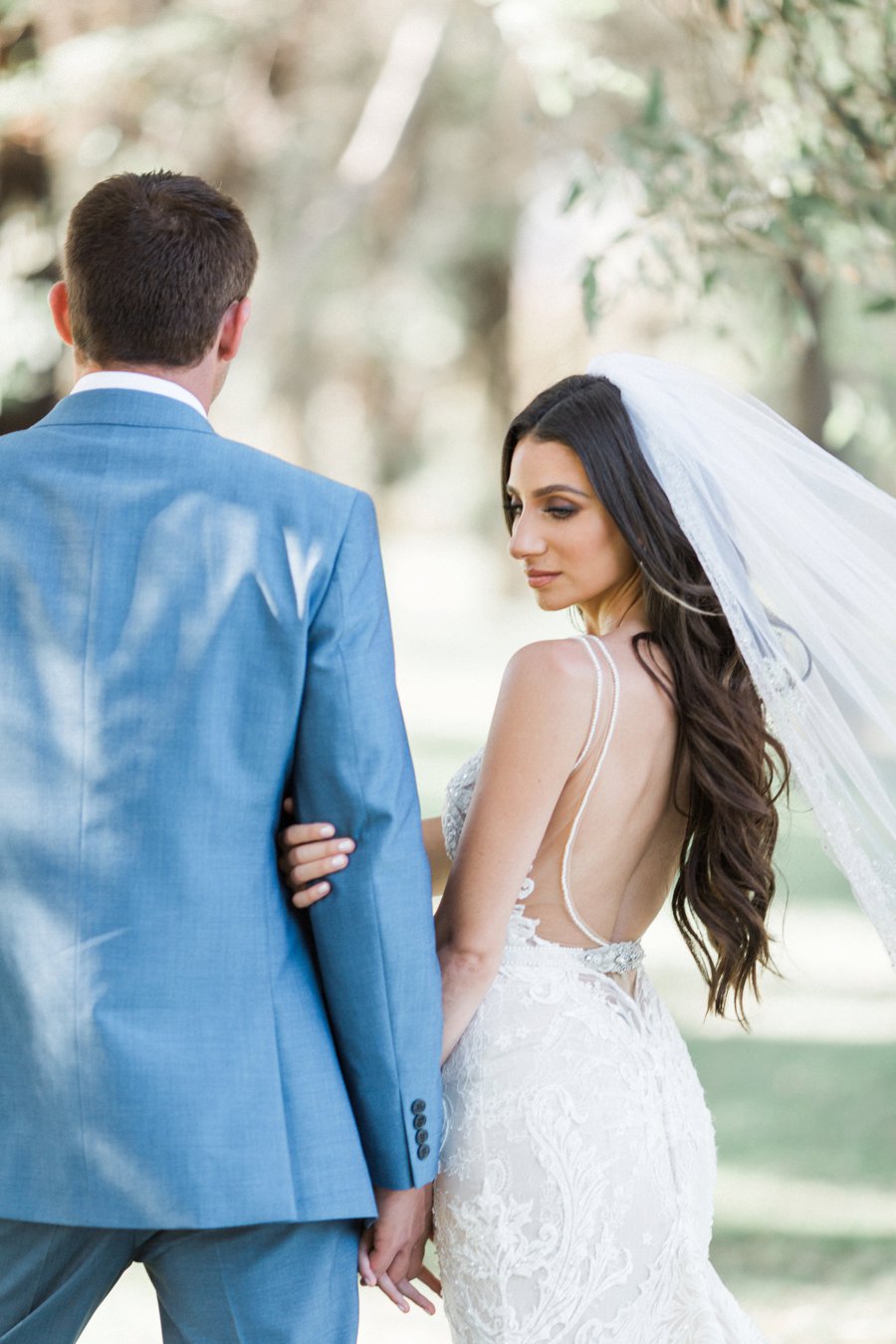 An Elegant Green & White Temecula Wedding via TheELD.com