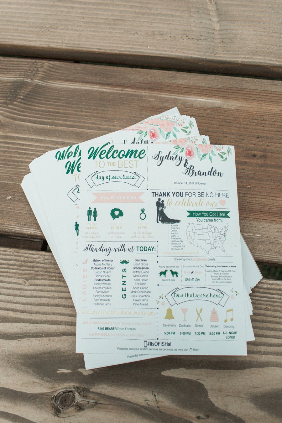 An Elegant Green & White Temecula Wedding via TheELD.com