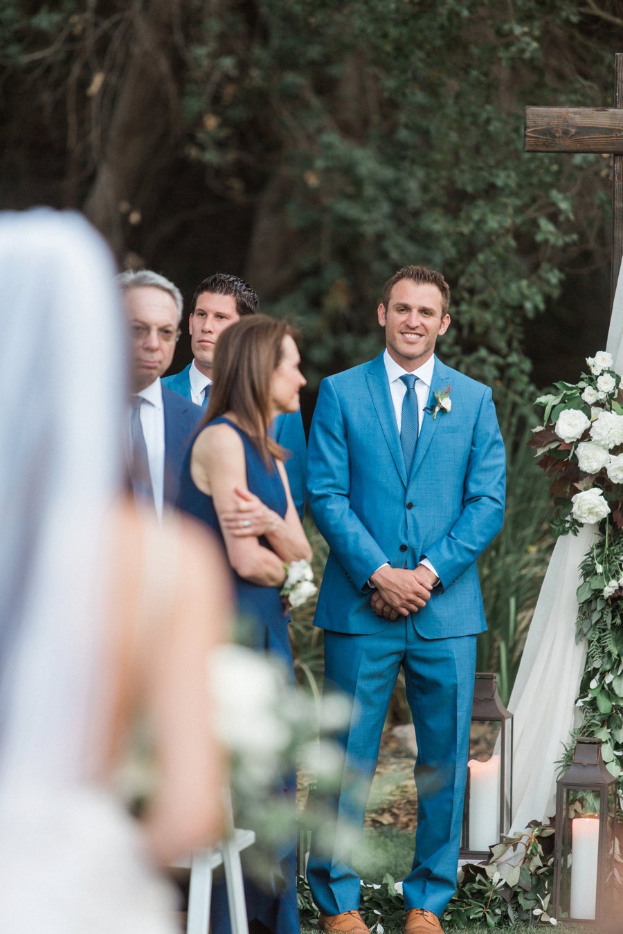 An Elegant Green & White Temecula Wedding via TheELD.com