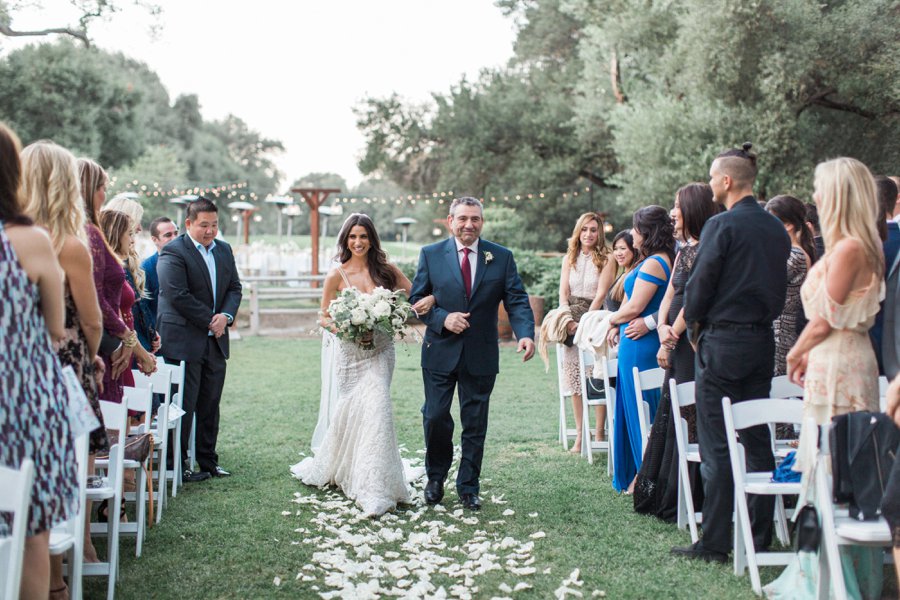 An Elegant Green & White Temecula Wedding via TheELD.com