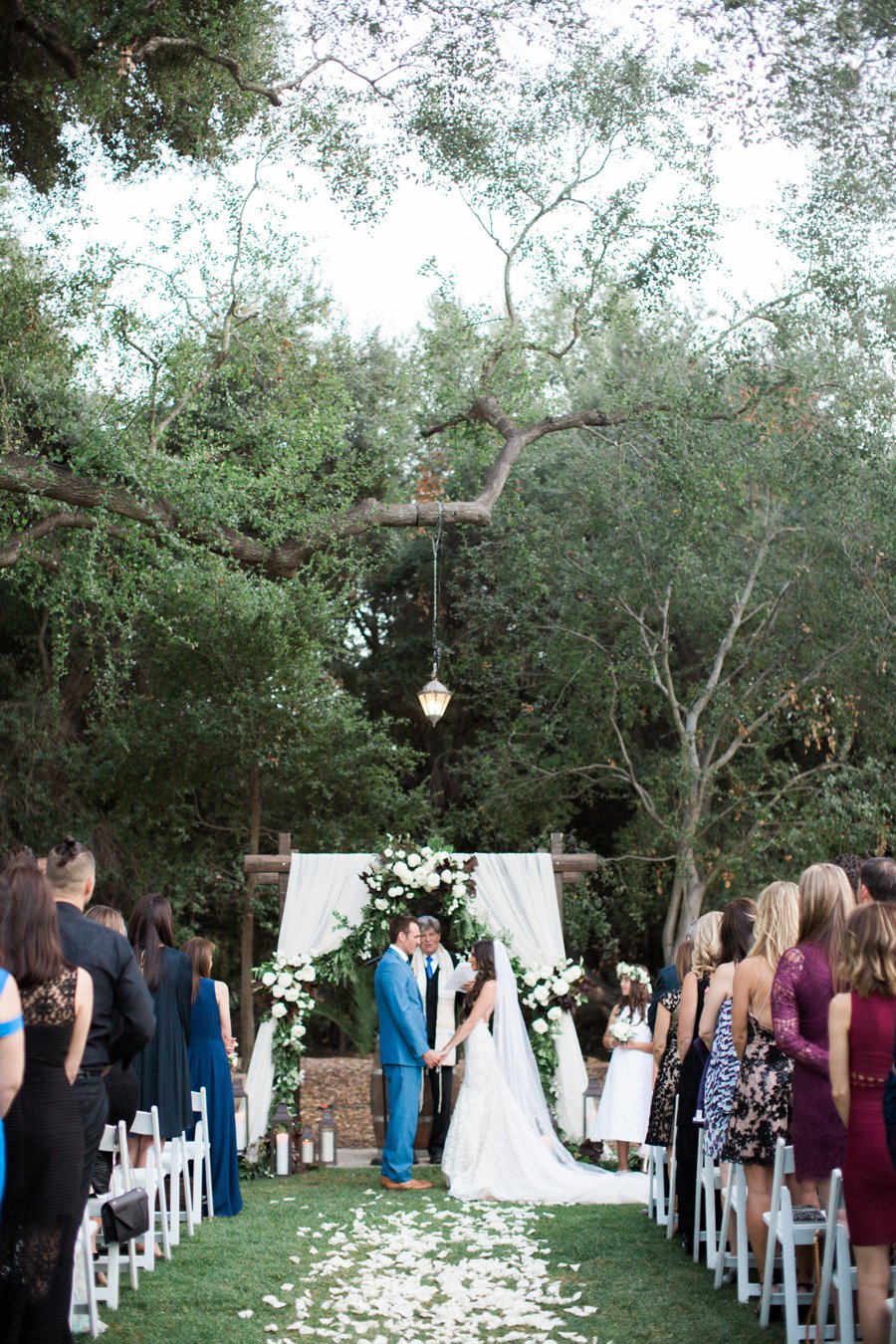 An Elegant Green & White Temecula Wedding via TheELD.com