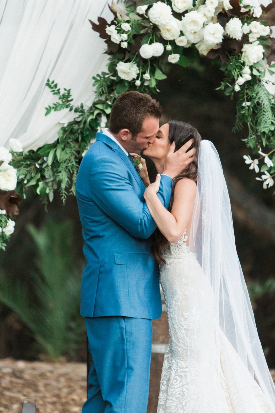 An Elegant Green & White Temecula Wedding via TheELD.com