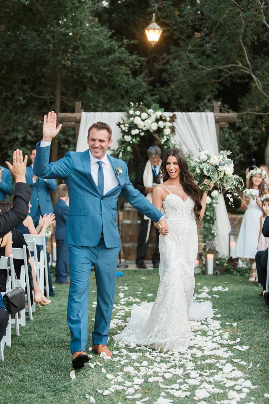 An Elegant Green & White Temecula Wedding via TheELD.com