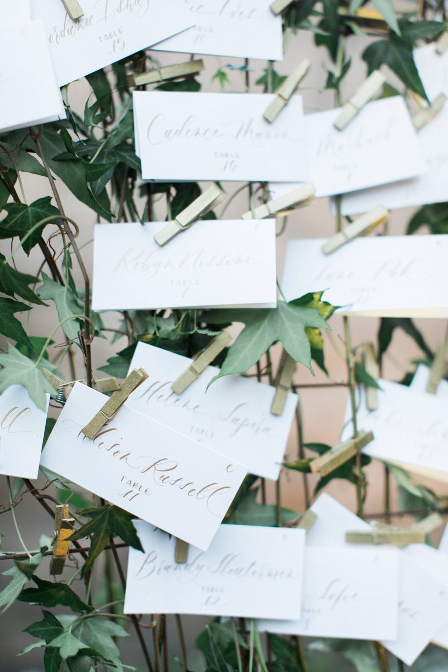 An Elegant Green & White Temecula Wedding via TheELD.com